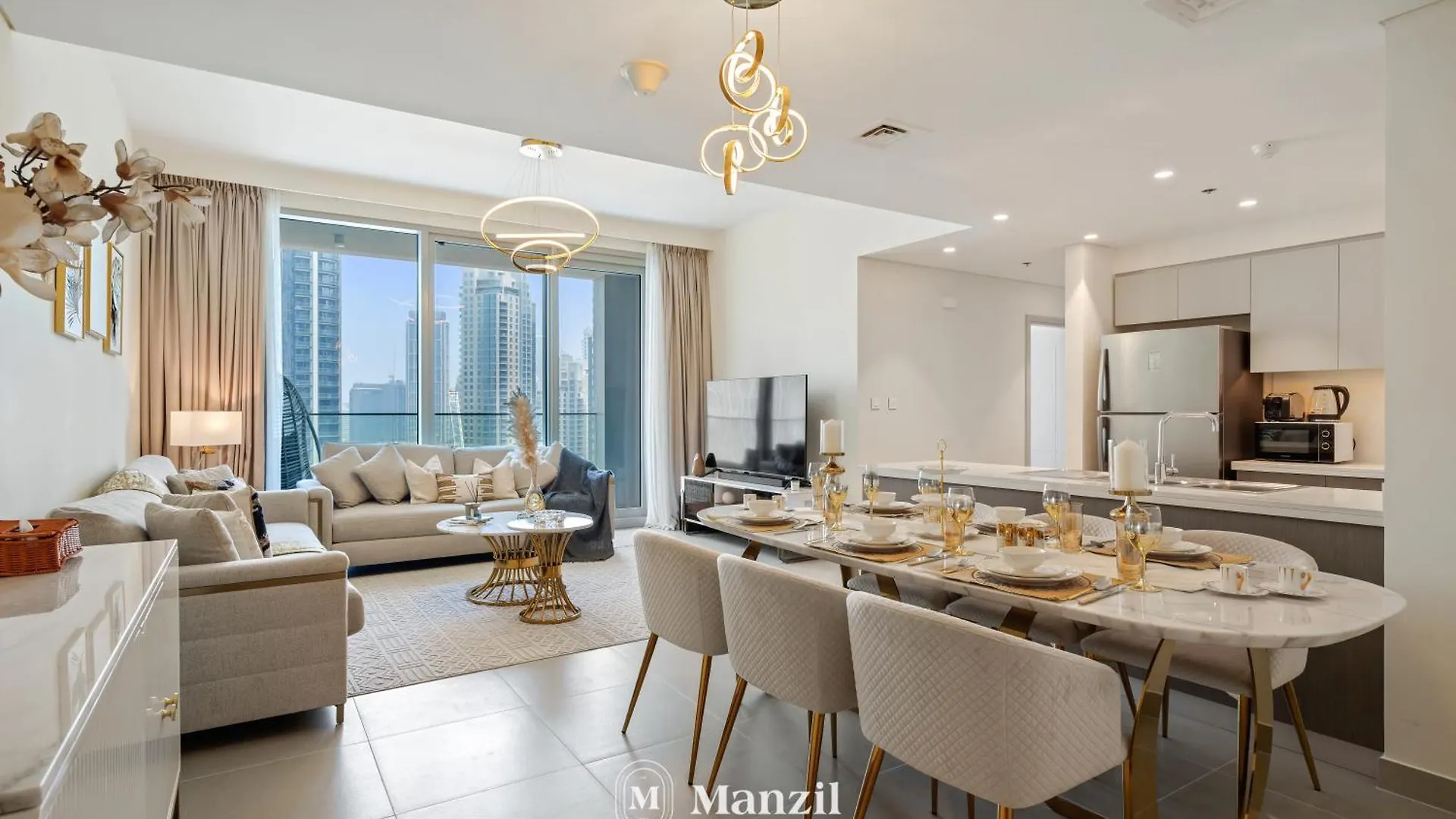 Manzil - 3Br Plus Maids Room In Downtown With Burj Khalifa View Dubai 0*,  Verenigde Arabische Emiraten